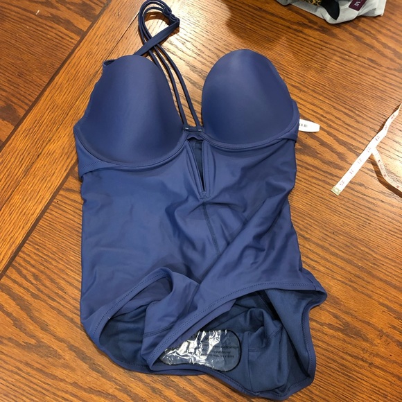 NWT Adore Me Women’s One Piece Swimsuit Crown Blue Size 40C - Picture 8 of 11